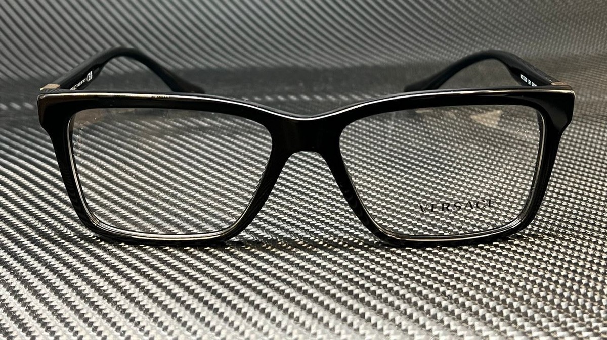 VERSACE オハルフレムメカネ 0VE3302D GB1 Versace Eyeglasses VE 3362 U GB1 Black at Amazon Women's