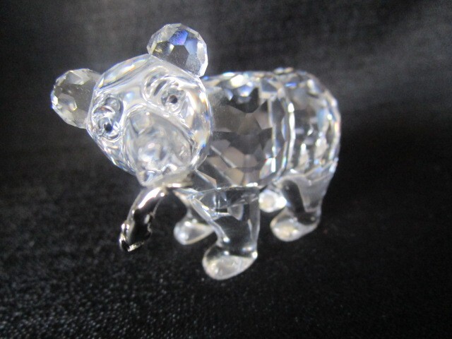 Swarovski - Grizzly Bear Cub - Crystal Figurine - In Box | eBay
