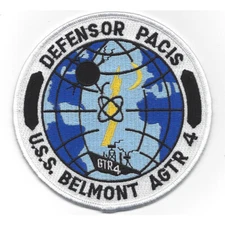 USS Belmont AGTR-4 Technical Research Ship Patch