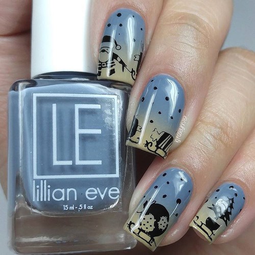 Winstonia Nail Art Stamping Bild Platte Weihnachten Urlaub NORDPOL Mani Fun - Bild 6 von 11