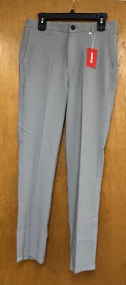 New Full Send Golf Pants Men's Medium Gray Classic Straight Leg Performance NWT