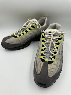 Nike Air Max 95 OG 2015 Neon Gray 554970-071 Athletic Sneakers