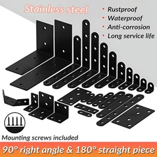 Corner Bracket 90 degree Right Angle Bracket L / I Shape Corner Jointing Brace