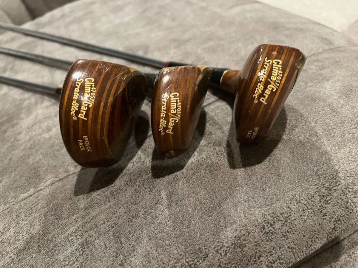 Wilson Carol Mann Shot Maker Clubs 1, 3, 5 Woods 3-8 Irons, putter