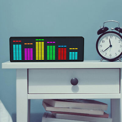 384 RGB LEDs Colorful Music Spectrum Display 20 Dynamic Effects For Music En UPP