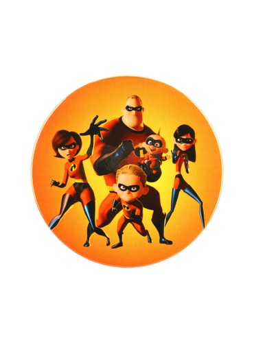 3" Disney The Incredibles Family Button Superheroes Dash Violet Elastigirl Jack