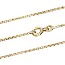 Goldkette Ankerkette 1,5 mm 333 - 585 - 750 Gold oder Silber vergoldet