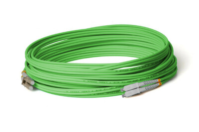 CONBIC  125m LC SC OM5 Duplex 50/125 Multimode Glasfaserkabel Lichtwellenleiter