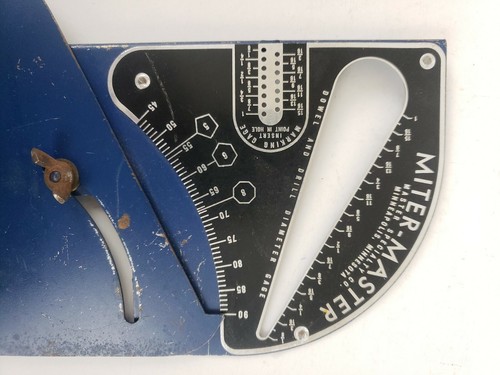 Vintage Master Specialty Co. Miter-Master Angle Gauge Drill Dowel Size Tools - Picture 4 of 6