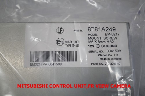 8781A249 CENTRALINA TELECAMERA VISTA ANTERIORE PER MITSUBISHI PAJERO SPORT - Foto 2 di 5