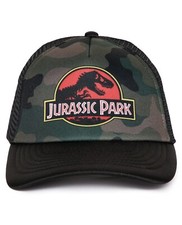 Jurassic Park Trucker Hat - Camouflage Cap Dinosaur Classic Snap Back - Dino