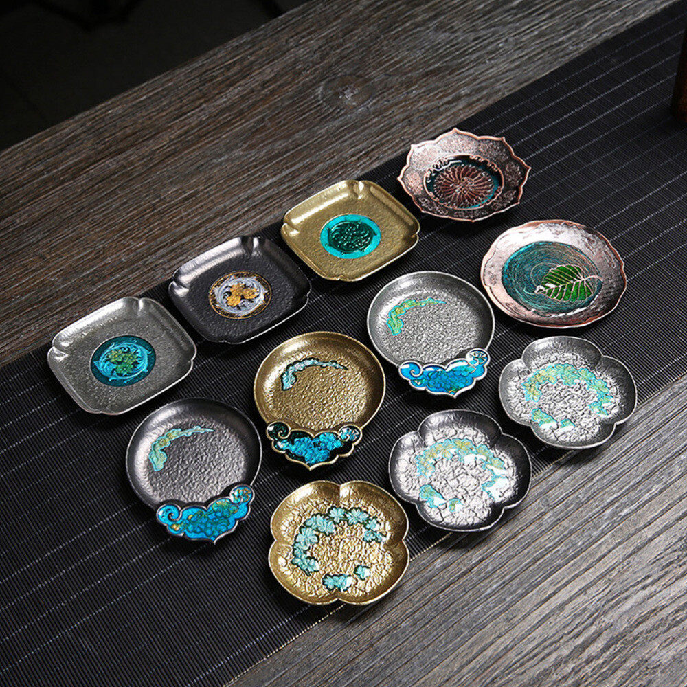 Tea Cup Coaster Drink Coaster Antiscald Coaster Zinc Alloy Coaster eBay