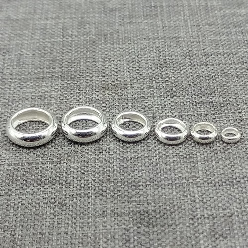 20pcs of 925 Sterling Silver Plain Rolo Bead Spacers - Picture 3 of 5