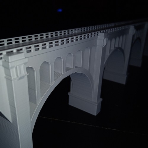 HO Scale Bridge 24-Inch long Viaduct Bridge 3D Printed. - Picture 2 of 2