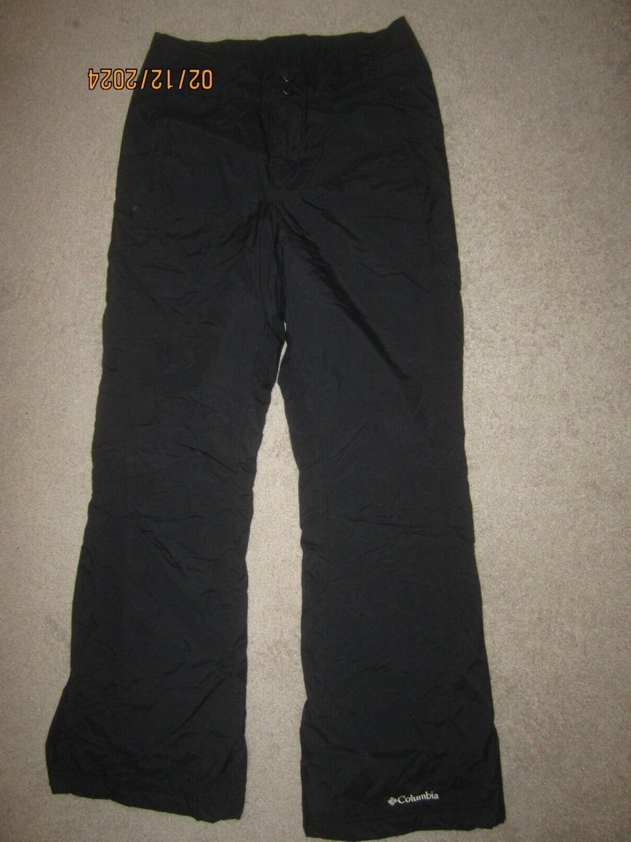 Columbia Pants Womens Size XS Black Fleece Lined EUC
