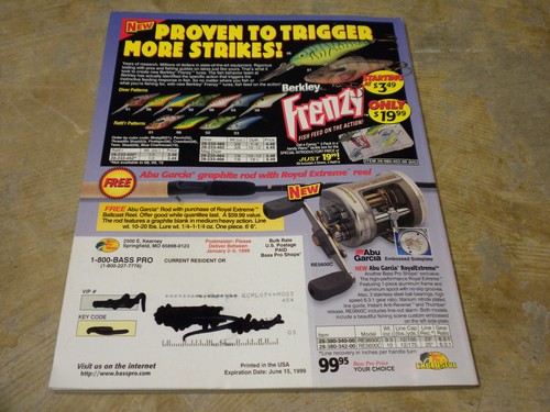 Bass Pro Shops Springfield MO 1999 Spring Fever Sale Katalog Magazin 208 Seiten - Bild 2 von 2
