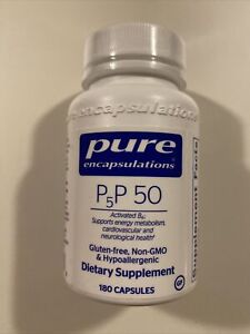 Pure Encapsulation P5P 50 - Activated Vitamin B6 -180 Capsules-Exp: 4/2023
