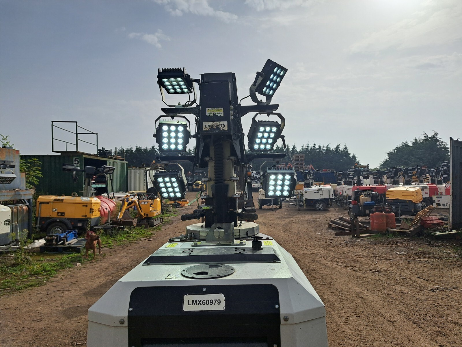 Trime XECO 8.5m LED Lighting Tower Low Hours + VAT Finance & Delivery