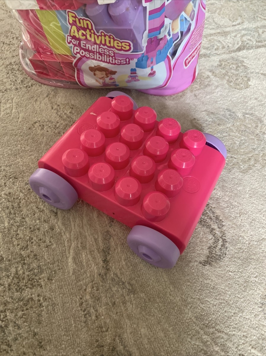 Mega Blocks 8466 Pink Blue White Magenta 100 Complete Toddlers  Architecture