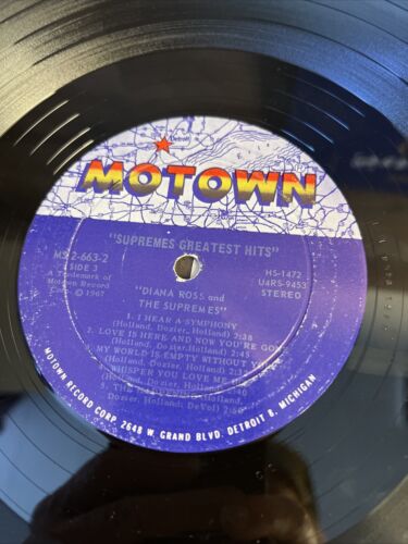 VTG THE SUPREMES GREATEST HITS ORIGINAL MOTOWN MS2-663 2XLP VG++ - Picture 2 of 8