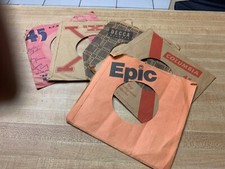 10 rare original 45 rpm record sleeves genuine 1950s/60s
