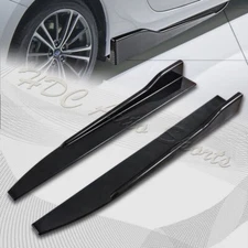 Universal Carbon Style Side Skirt Rocker Splitters Diffuser Winglet Wind 31"x4"