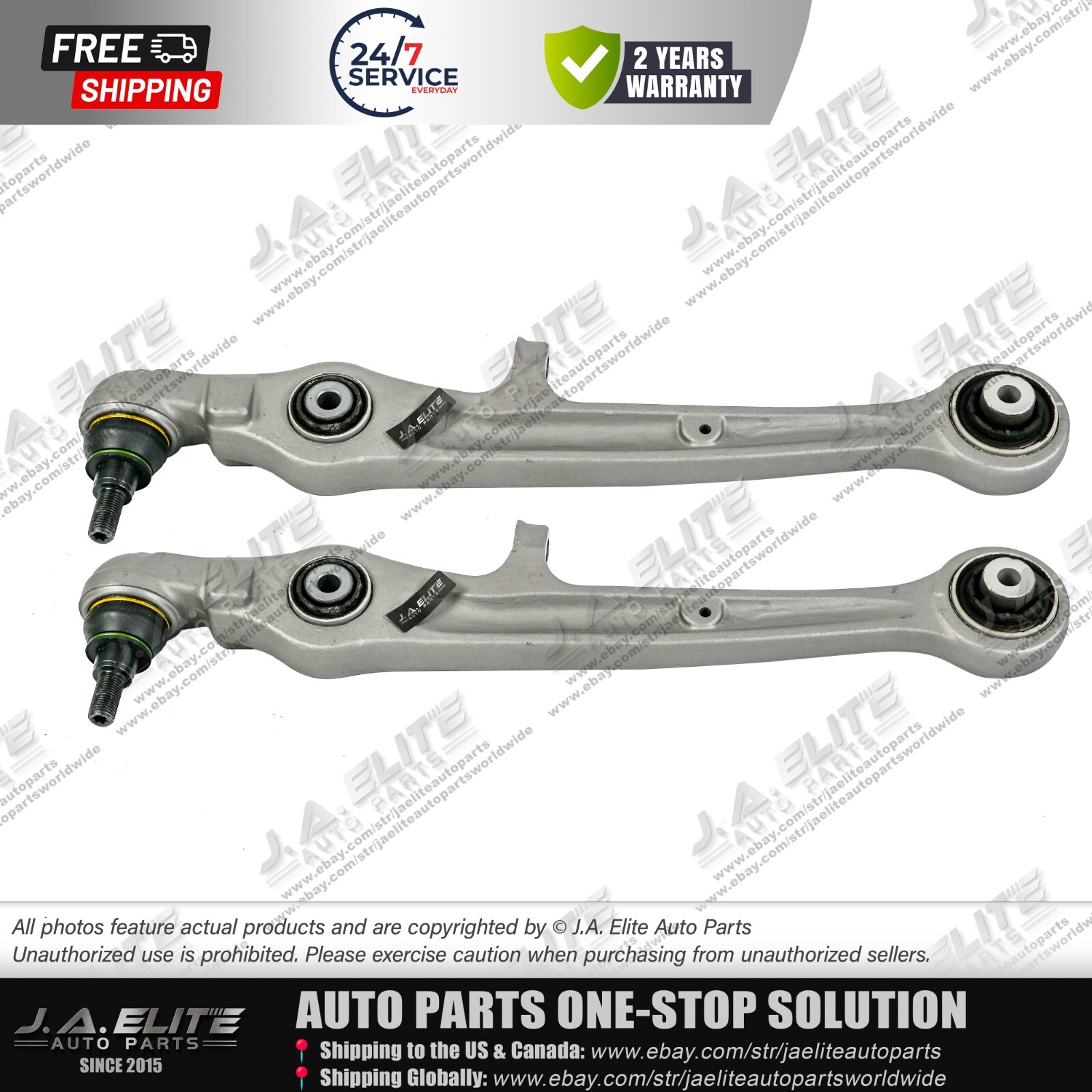 2pcs Front Lower Control Arm fits Bentley Continental GT Flying Spur 4E0407151K