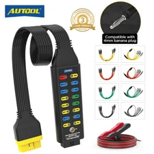 OBD2 II Breakout Box Protocol Detector Automotive CAN Diagnostic Scan Test 
