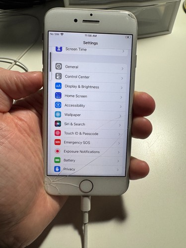 Apple iPhone 8 64GB White MQ6H2VC/A - Unlocked - Poor Condition - Battery 83% - Photo 9 sur 19