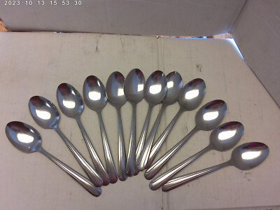 Stainless steel dinner spoon Durable Heavy Weight Stainless (Pack of 12)  NEW