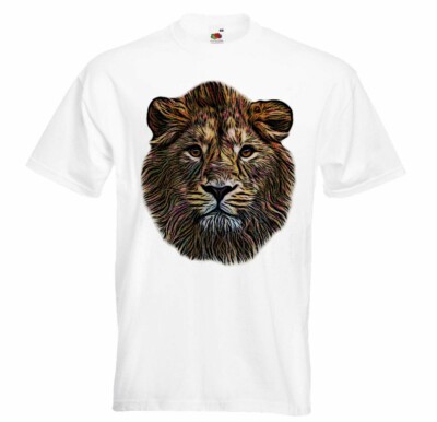 T-Shirt LÖWE LÖWE WILDTIER LION RAUBKATZE KING RAUBTIER WILDNIS TIGER WILDPARK