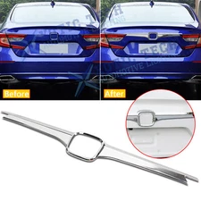 Chrome Rear Trunk Lid Molding Cover Trim Accessories For Honda Accord 2018-2022