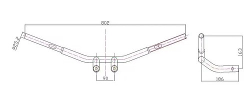 8" Rise Ape Hangers Handlebar For Suzuki Intruder VL1500 AU - Picture 8 of 8