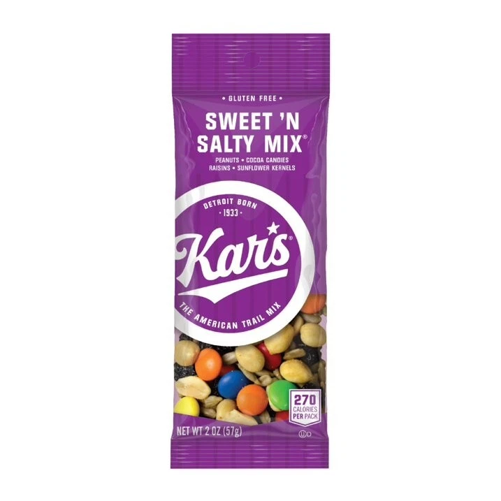 Paquetes de bocadillos Kar's Sweet 'n Salty Trail Mix, bolsas de 2 oz, 40 unidades. Foto 4 de 4