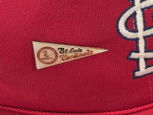 1970's STAN MUSIAL Signed SNAP BACK Hat and Pin-HOF-ST. LOUIS CARDINALS-JSA - Picture 3 of 11