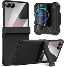 VEGO for Galaxy Z Flip 7 Case with Belt Clip Built-in Screen Protecto... Bundle