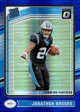 2024 Donruss Optic #258 Jonathon Brooks Blue Hyper