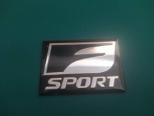 Yu Packet Shipping Included LEXUS F SPORT Emblem Plate Large 4.5cm x 6.5cm x 1
