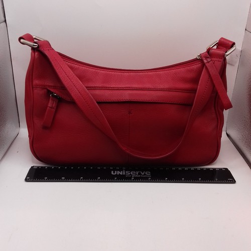 Red Charter Club Leather Hand bag - H28