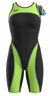Michael Phelps X Presso Competition Women s Swimsuit Black/silver 34 NWT