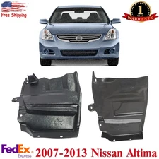 Front Engine Splash Shield Passenger & Driver Side For 2007-2013 Nissan Altima