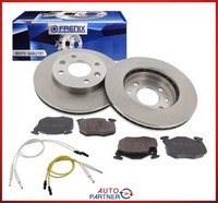 Bremsscheiben 238Mm BelüFtet+BelÄGe Vorne Passend FüR Renault Clio BENDIX-SYSTEM