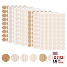 7 Sheets Screw Hole Covers Stickers 21mm 54 in 1 Self Adhesive Screw Covers