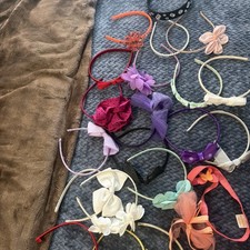 Bundle of girls hair headbands and bows 20 plus total