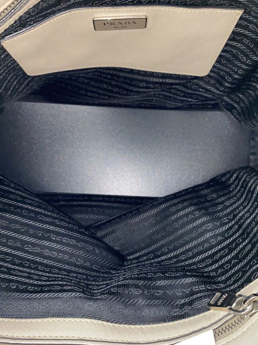 PRADA Other Bags Leather Beige Stained Used thumbnail 6