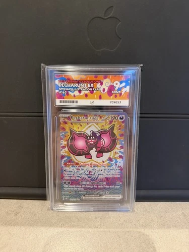 ACE Grading 9 Pecharunt 163/131 Special Illustration Rare Pokemon TCG Prismatic
