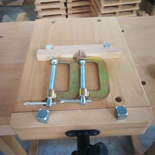 Wooden Workbench Carpenter Tool Carpentry Vice with Clips Workshop Equipment