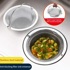 Kitchen Sink Filter Screen Hair Filter Bathroom Anti-blocking Sink Filter Screen