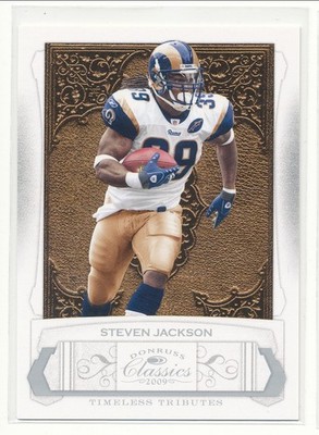 2009 Panini Classics Steven Jackson Timeless Tributes Silver /100