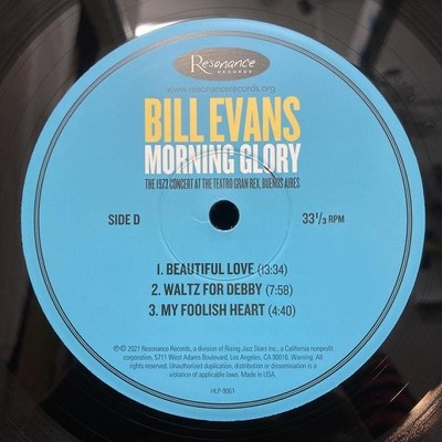 Bill Evans Morning Glory 2LP 新品 送料込 BILL EVANS 